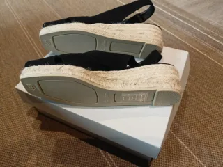 Alpargatas Castañer Negras Talla 38 Nuevas