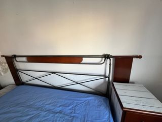 Cabezal cama + 2 mesitas noche
