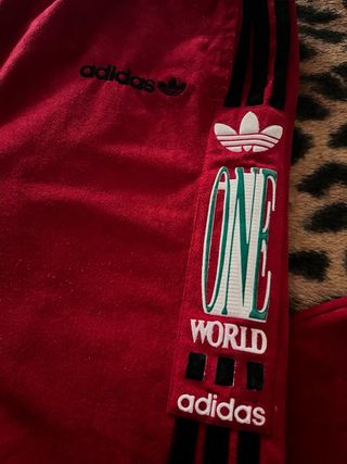 Pantalón chándal Adidas One World vintage 80s/90s