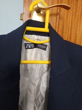 Blazer Zara Negro Mujer