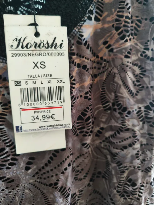 Vestido Koröshi XS/S sin estrenar