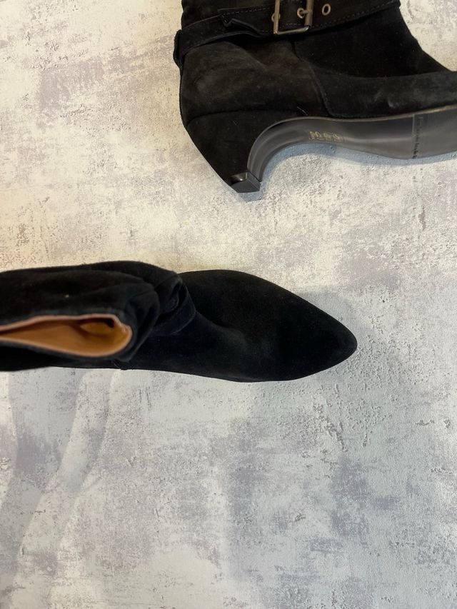 Botas de ante negras