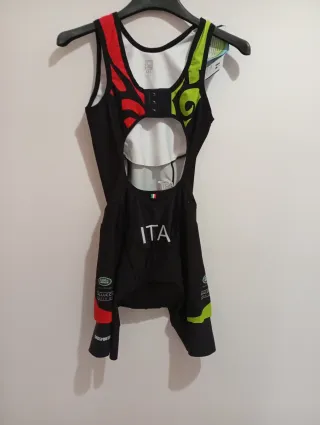 Body donna ciclismo Santini