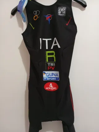 Body donna ciclismo Santini