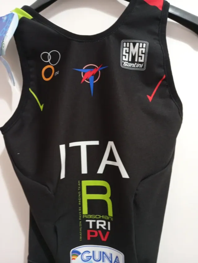 Body donna ciclismo Santini