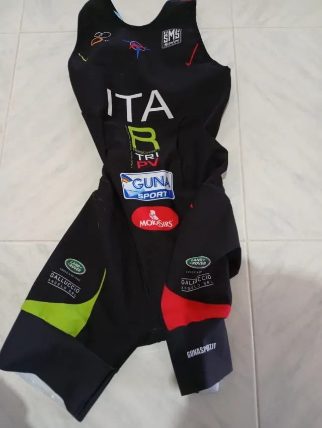 Body donna ciclismo Santini