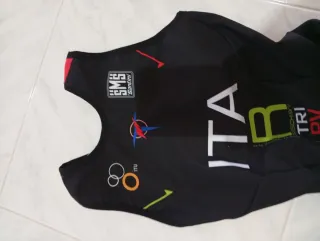 Body donna ciclismo Santini