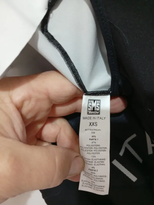 Body donna ciclismo Santini