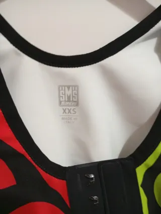 Body donna ciclismo Santini