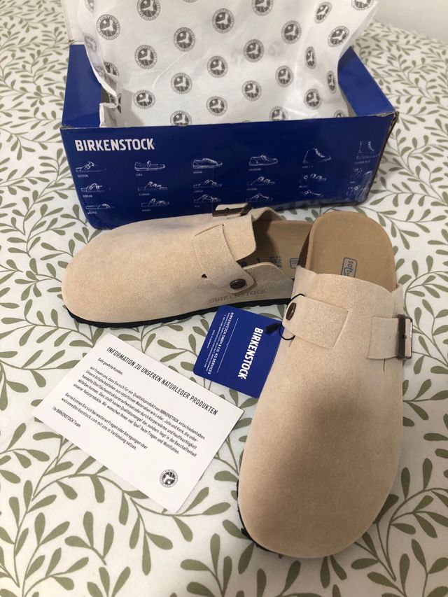 Zuecos Birkenstock Beige