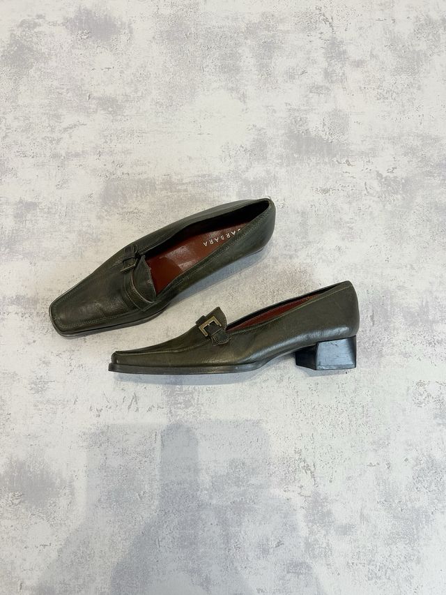 Mocasines Verdes Mujer