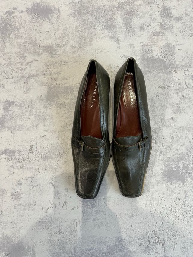 Mocasines Verdes Mujer