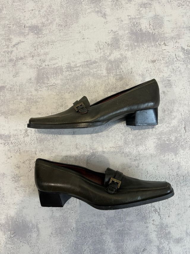 Mocasines Verdes Mujer