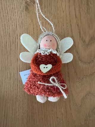 Bambola Angelo Appendibile Arancione