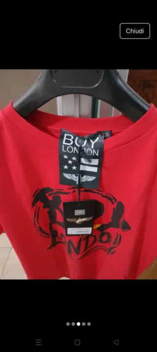 T-shirt BOY LONDON Uomo Taglia M Rossa