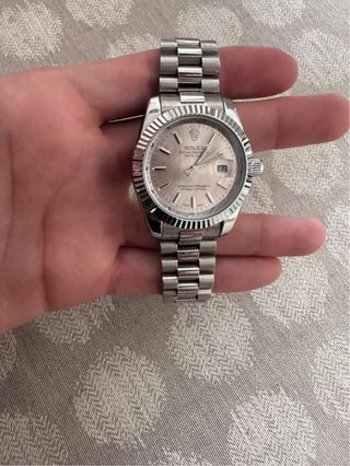 Rolex DateJust Oro y Plata