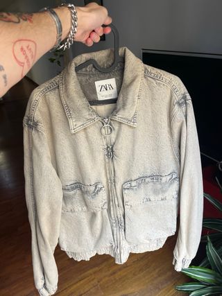 Chaqueta Zara efecto lavado