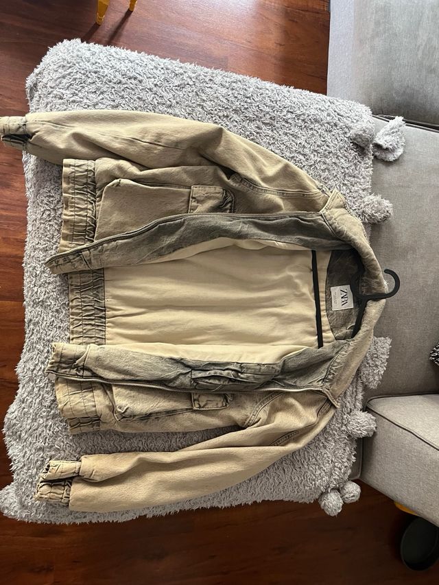 Chaqueta Zara efecto lavado