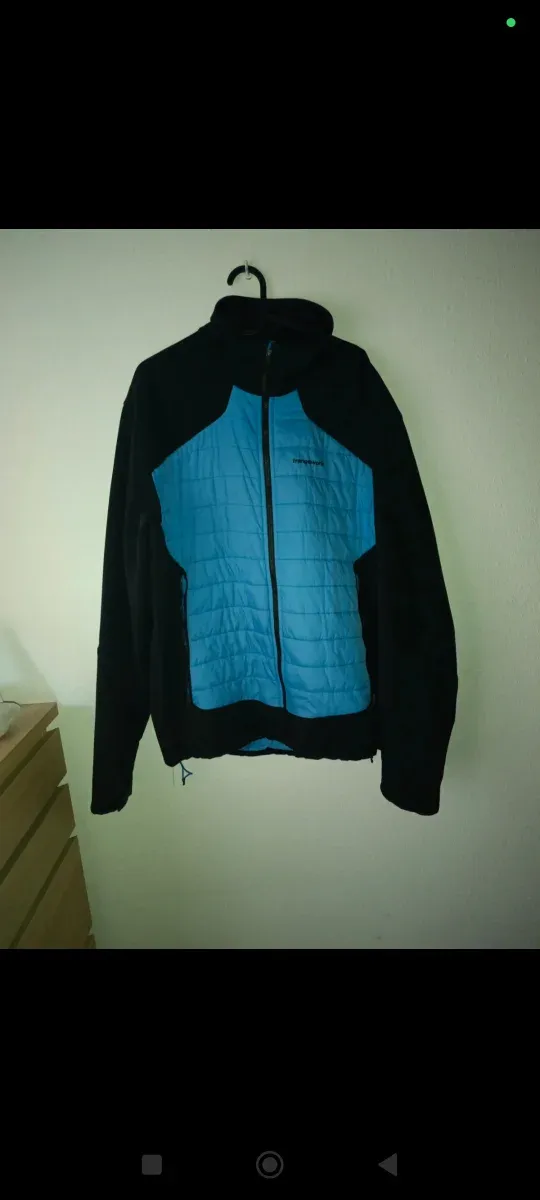 Chaqueta Trangoworld Híbrida Negra y Azul