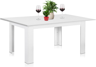 Tavolo Allungabile Sala da pranzo Bianco da 110 x