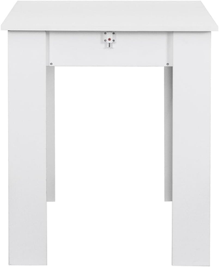 Tavolo Allungabile Sala da pranzo Bianco da 110 x