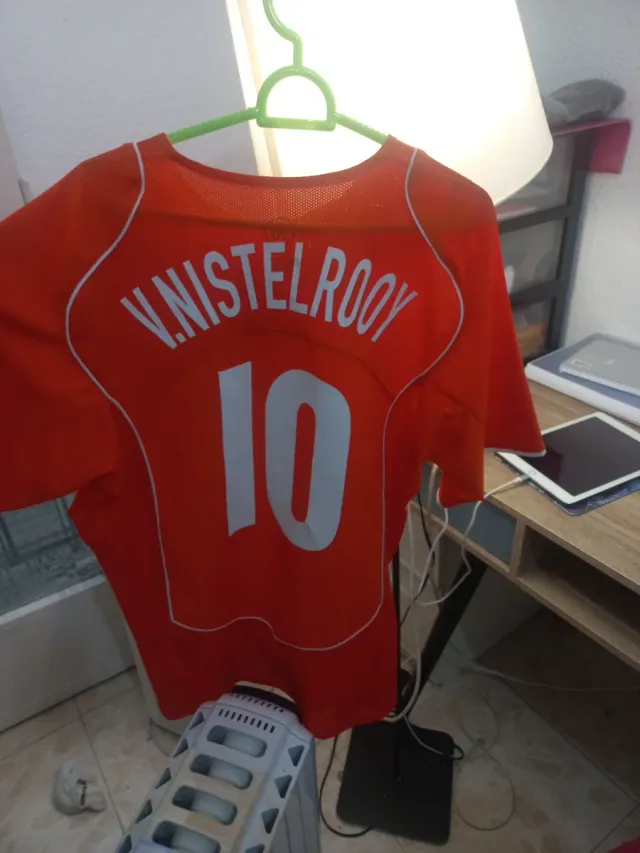Camiseta Holanda Euro 2004 Firmada  V. Nistelrooy.
