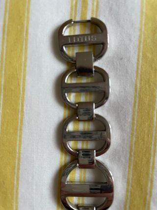 Reloj Lotus Mujer Pulsera Plata y Blanco