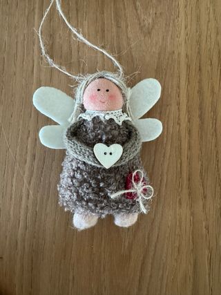 Set 4 bamboline natalizie