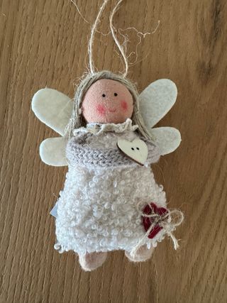 Set 4 bamboline natalizie