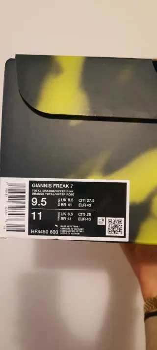 Nike Giannis Freak 7 Scarpe da Basket Misura 43