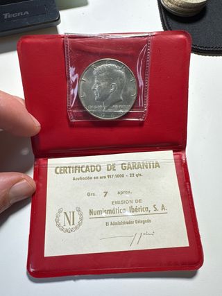 Moneda Medio Dólar Kennedy 1968