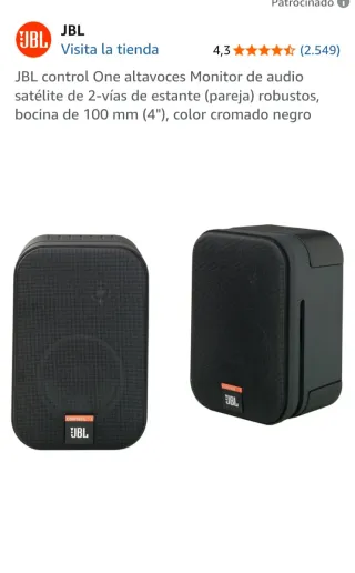Altavoces JBL Control 1 Monitor Estudio