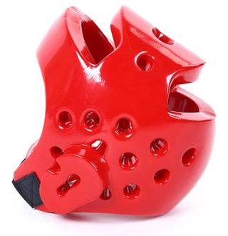 Casco Protección Deportivo Rojo