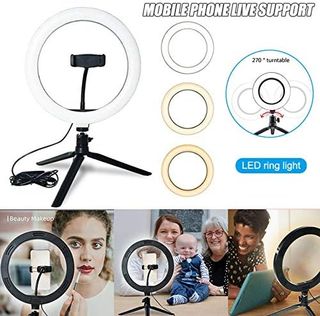 Anillo Luz LED Trípode Ajustable