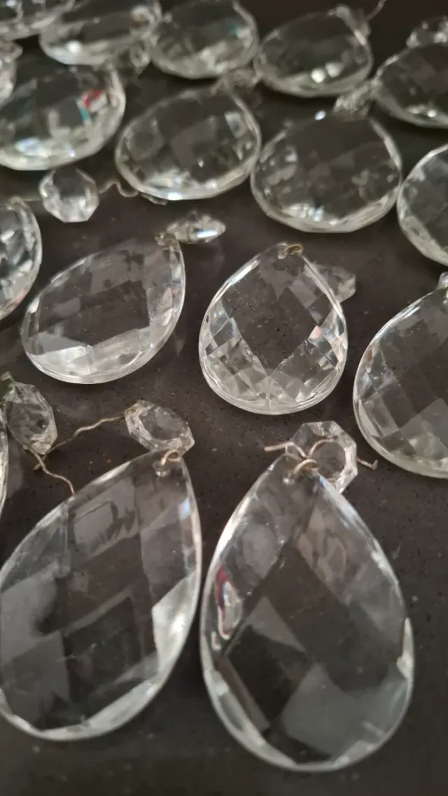 Lágrimas de cristal para lámpara