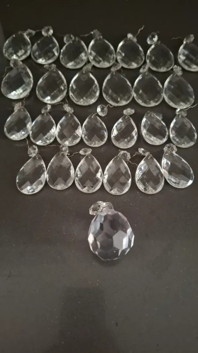 Lágrimas de cristal para lámpara