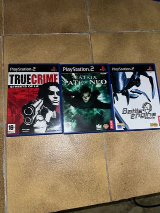 Juegos PS2: True Crime, Matrix, Battle Engine etc.