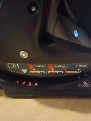 Silla coche Isofix Joie gris. En perfecto estado.