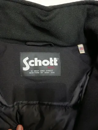 Parka Larga Schott NYC Negra
