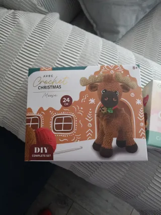 Kit Crochet Natale Alce DIY e kit Lion