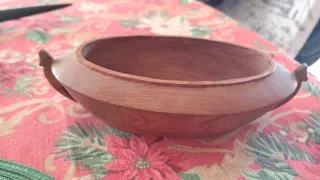 Ciotola in legno teak design danese