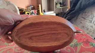 Ciotola in legno teak design danese