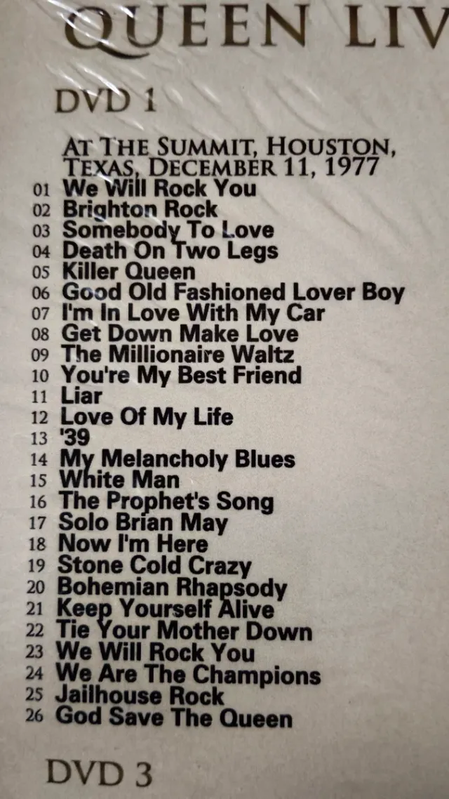 Queen - Live Rhapsody Box Set