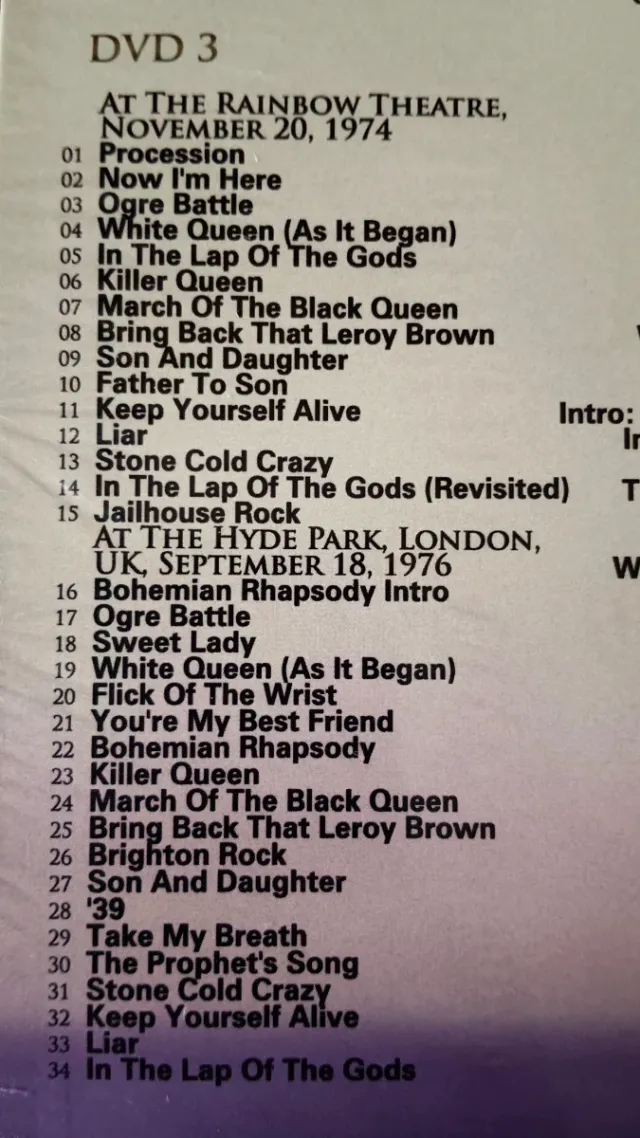 Queen - Live Rhapsody Box Set