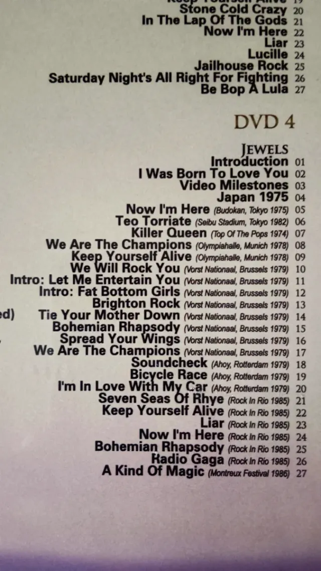 Queen - Live Rhapsody Box Set