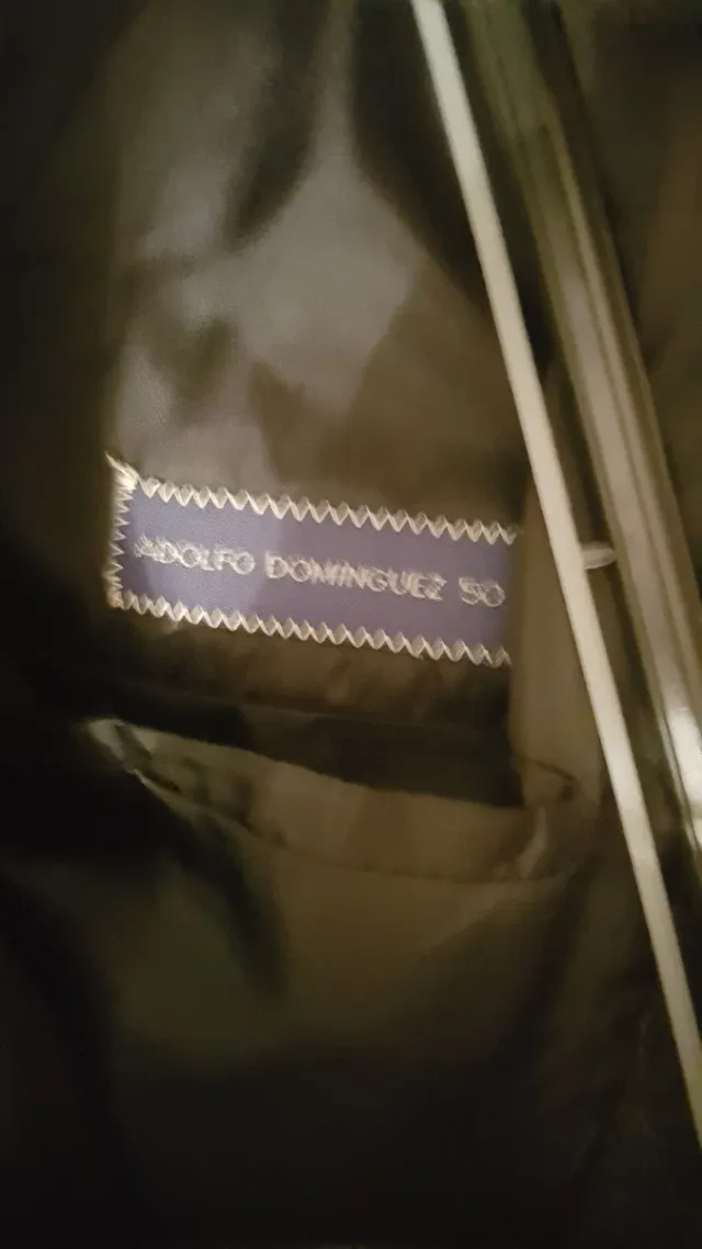 Abrigo de paño hombre gris