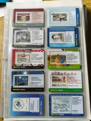 26 Tessere Filateliche Anno 2009