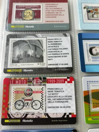 26 Tessere Filateliche Anno 2009