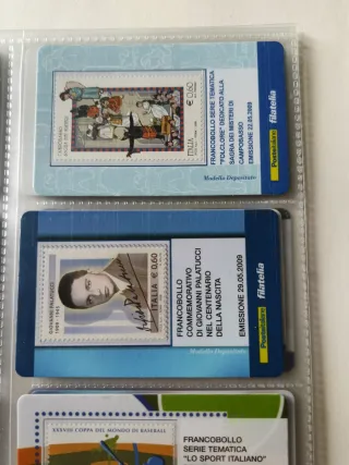 26 Tessere Filateliche Anno 2009