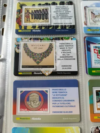 26 Tessere Filateliche Anno 2009